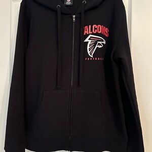 Black Atlanta Falcons Football Hoodie